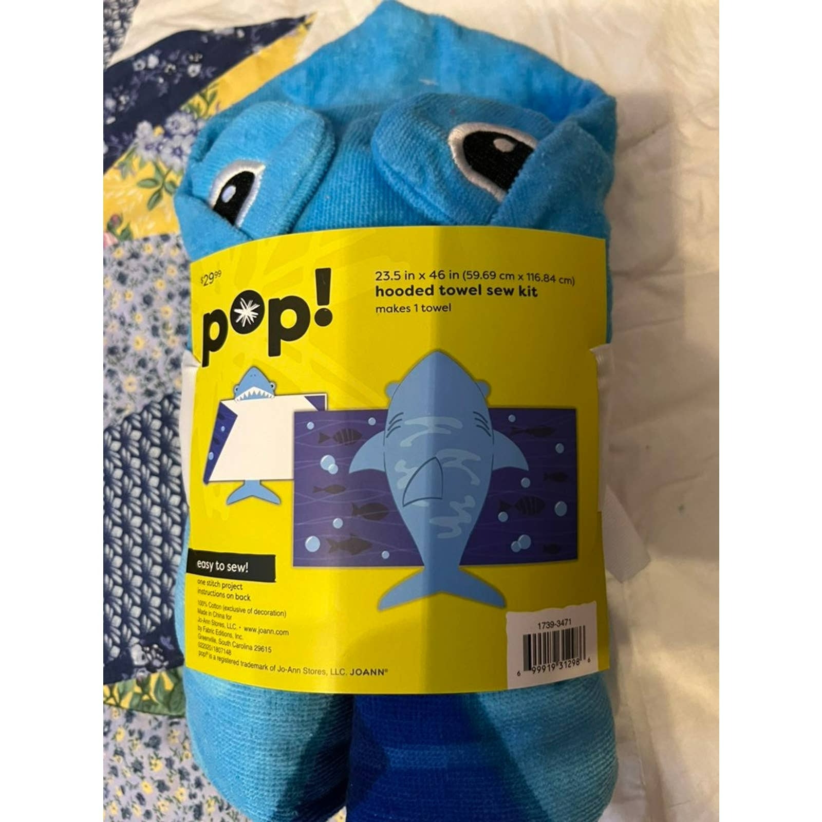 Pop Shark Sew Your Own Towel Brand New